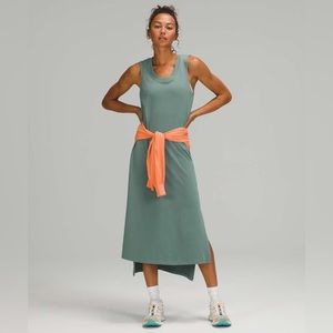 Lululemon All Yours Tank Maxi Dress Tidewater Teal EUC Size 4